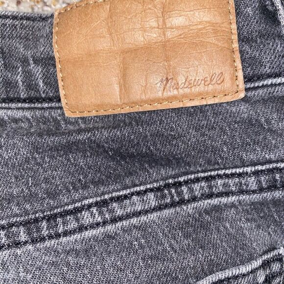 Madewell The Perfect Vintage Straight Jean in faded black size 25T - Picture 12 of 12